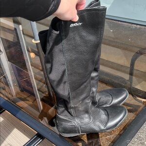 DKNY Black Leather boots